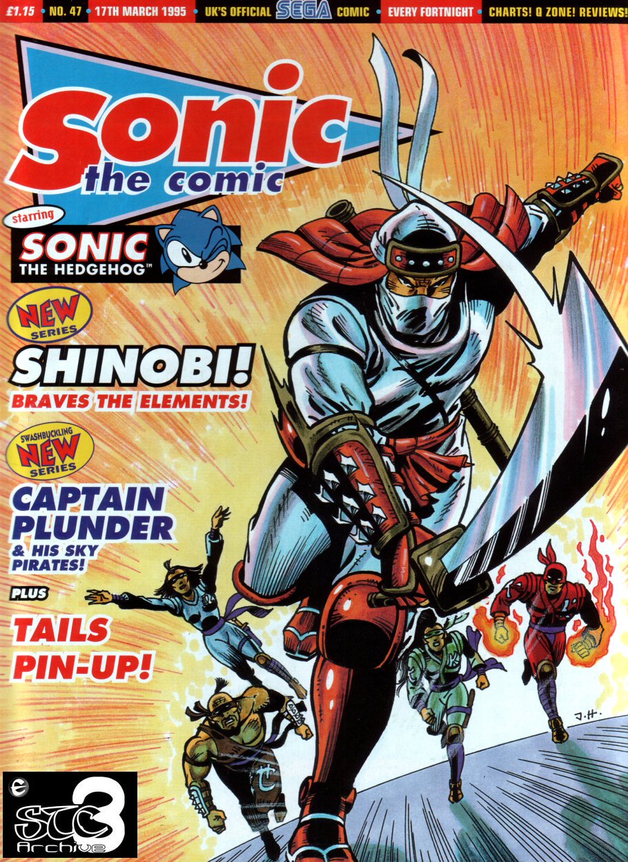 Sonic - The Comic Issue No. 047 Cover Page